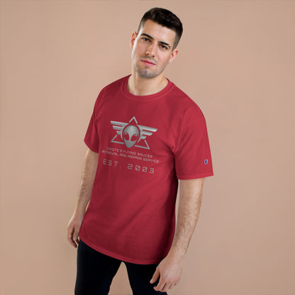 Coyote's Flying Saucers Champion T-Shirt