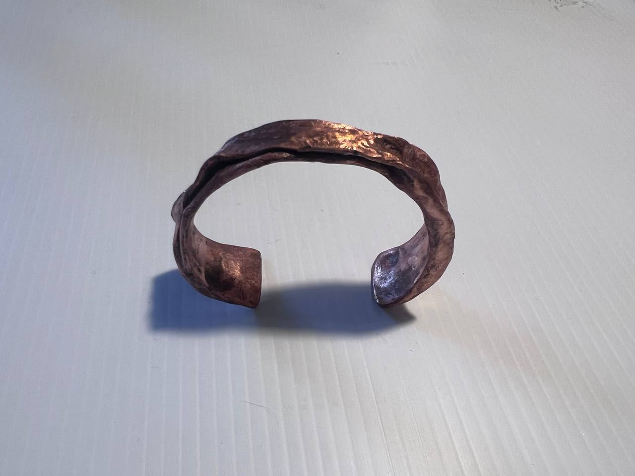 369 Copperworks - Hammered Copper Cuff Bracelet