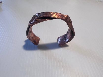 369 Copperworks - Hammered Copper Cuff Bracelet