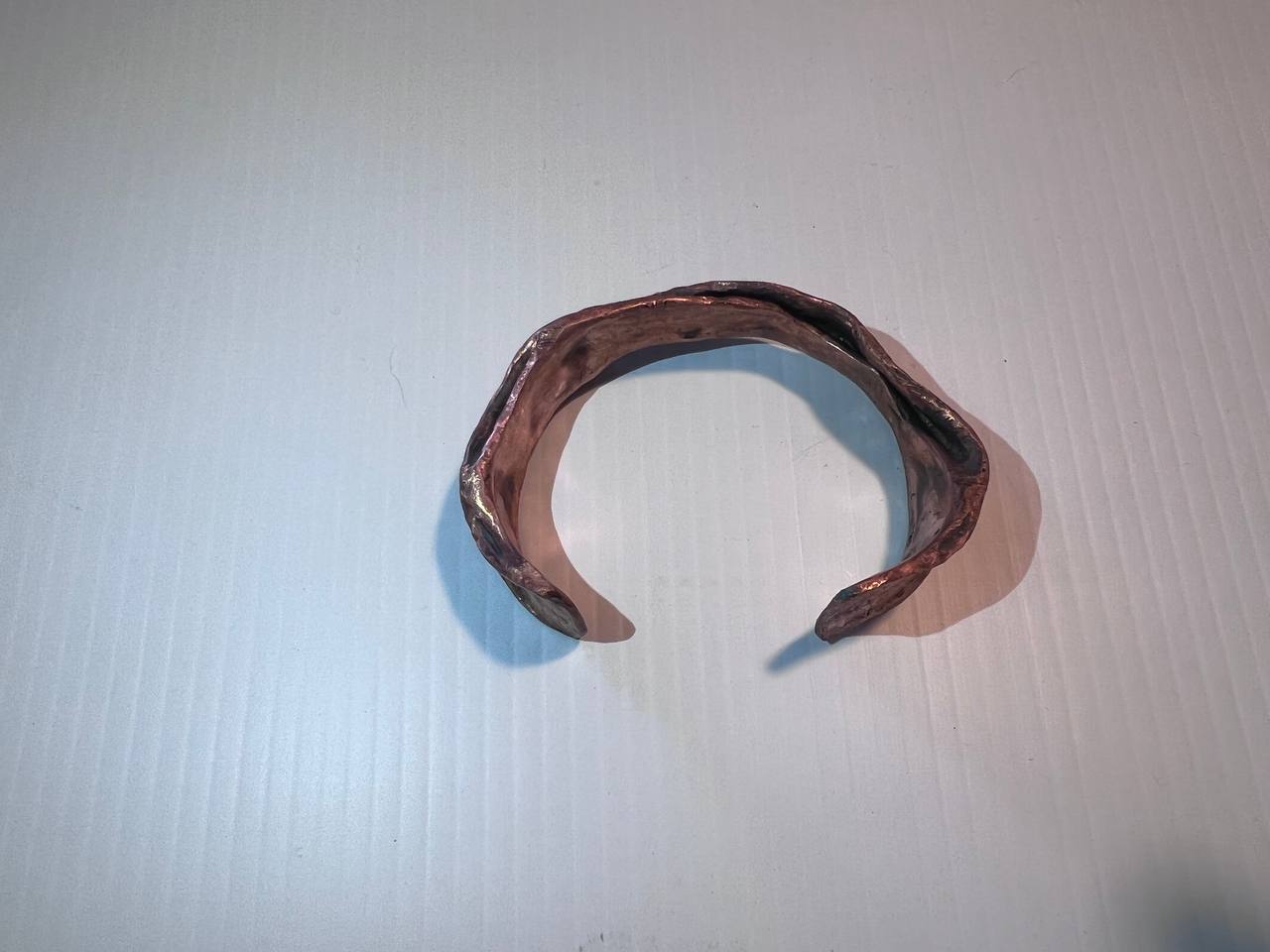 369 Copperworks - Hammered Copper Cuff Bracelet